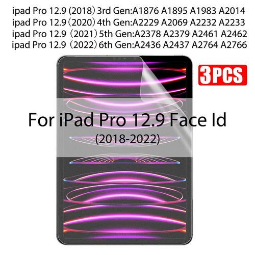 3Pcs Paper Feel Like Screen Protector For ipad Air 11 Pro 13 2024