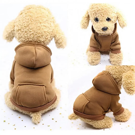 Winter Dog Hoodies Sweatshirt Jacket for Small and Medium Dog Pet Coat