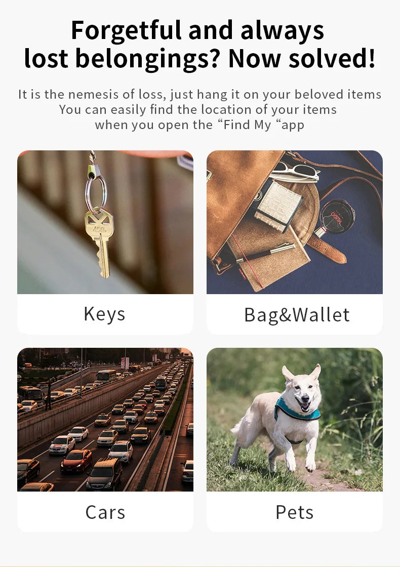 Security Bluetooth GPS Tag Based on Apple Find My app Anti-lose