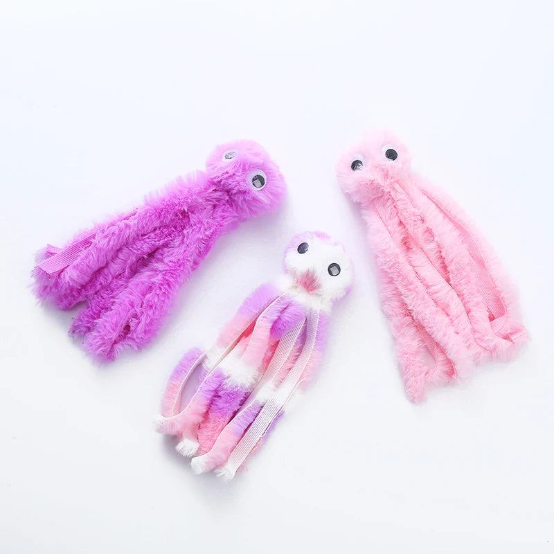 Cat toy Cute octopus plush toy bite resistant teeth interactive play