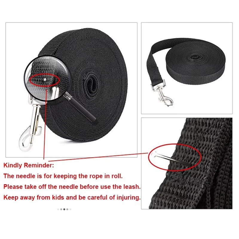 Nylon Extra Long Pet Leash Durable Dog Lead For Dog Recall Training