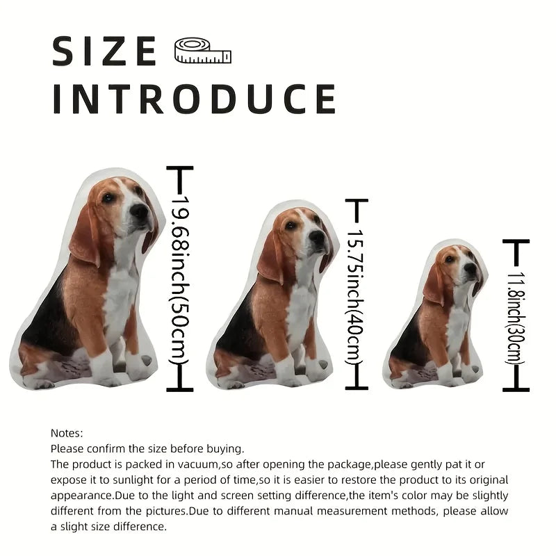 Customized modern pet pillow with double-sided digital printing,