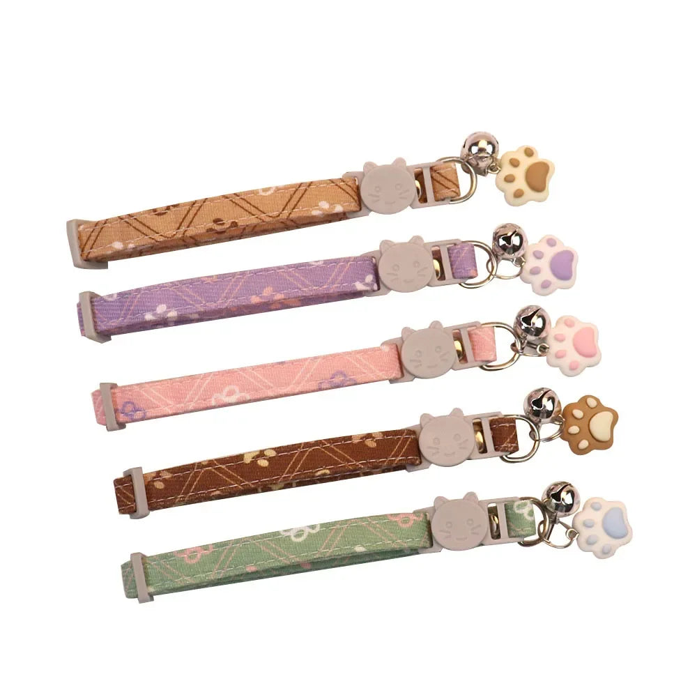Cute Neck Pet Collar with Bell for Small Dogs Puppy Kitten Stuff