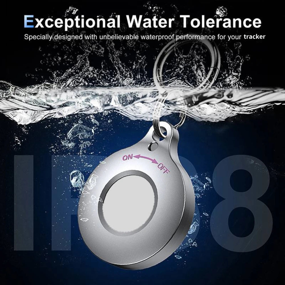 For Airtag Case IPX8 Waterproof Keychain for Apple Air tag Holder