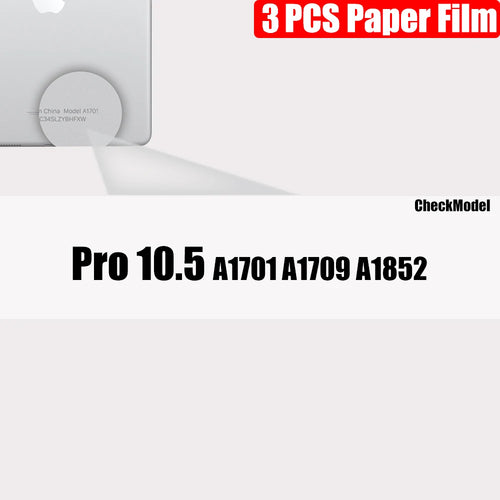 3Pcs Paper Feel Like Screen Protector For ipad 9th Generation 8 7 6