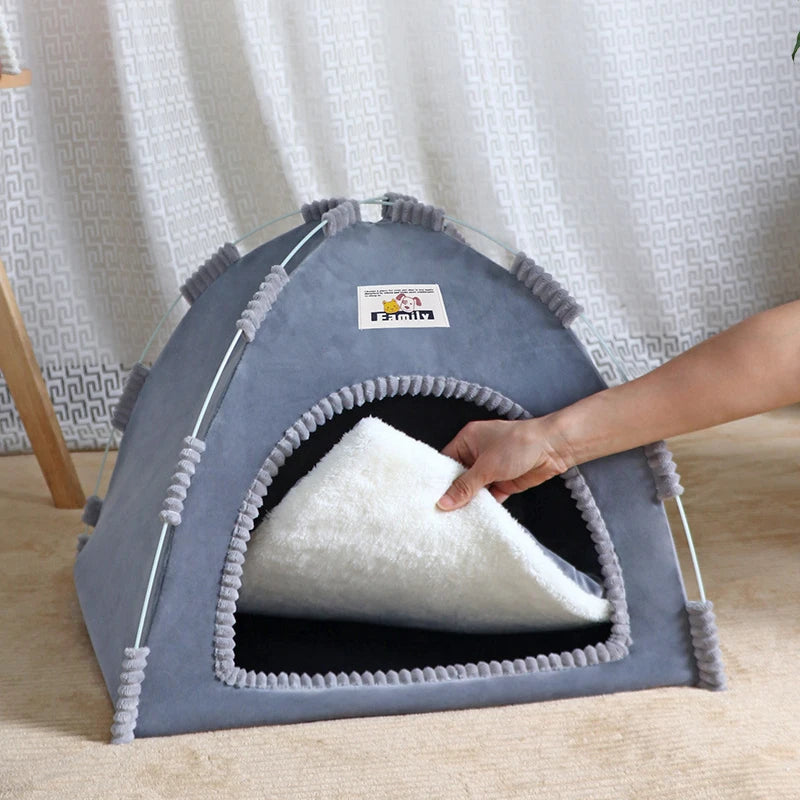 Foldable Cat House Pet Tent Four Seasons Universal Cat and Dog Pet