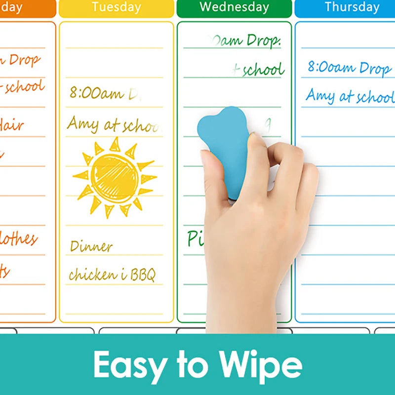 A3 Size Magnetic Monthly Weekly Planner Dry Erase Whiteboard Calendar