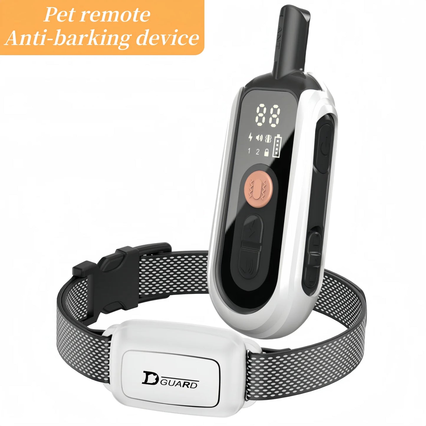 Electric Dog Training Collar Waterproof Dog Bark Collar Pet With