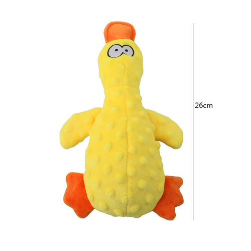 Cute Plush Duck Sound Toy Stuffed Squeaky Animal Squeak Dog Toy