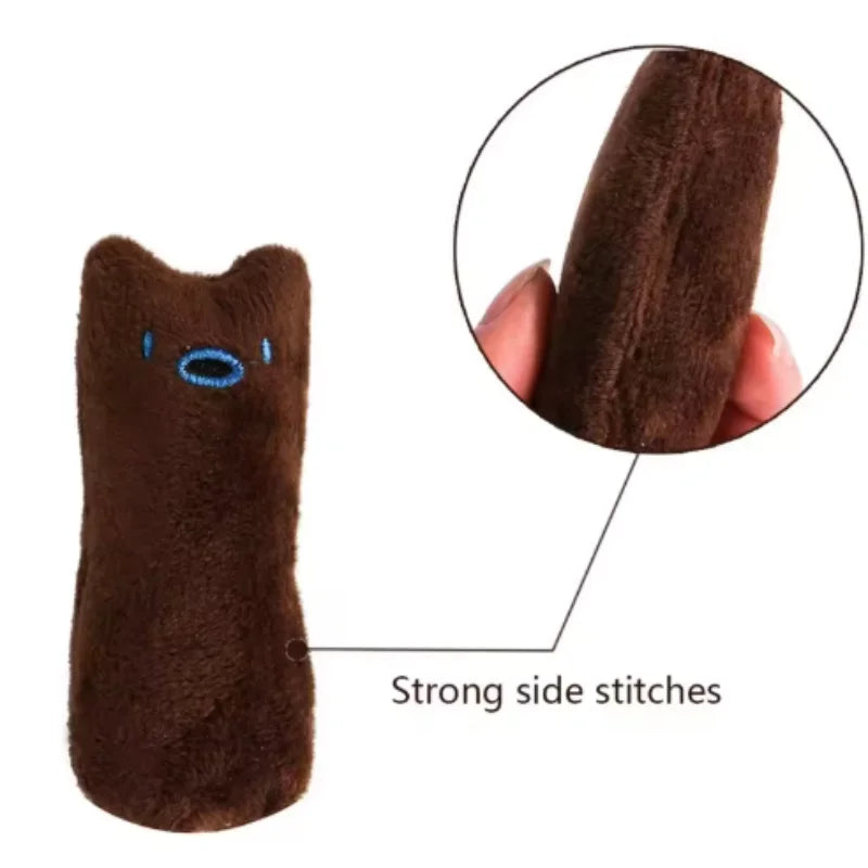 Teeth Grinding Catnip Toys Funny Interactive Plush Cat Toy Pet Kitten