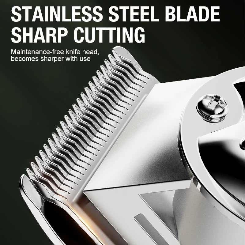 All metal blade men's hair clippers, electric push clippers, household