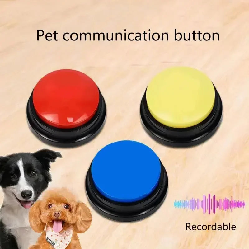 Pet Sound Box Recordable Talking Button Cat Voice Recorder Toy for