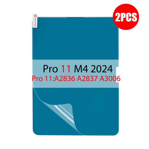 2Pcs Paper Feel Like Screen Protector for iPad Air 11 M2 M3 Pro 13 M4