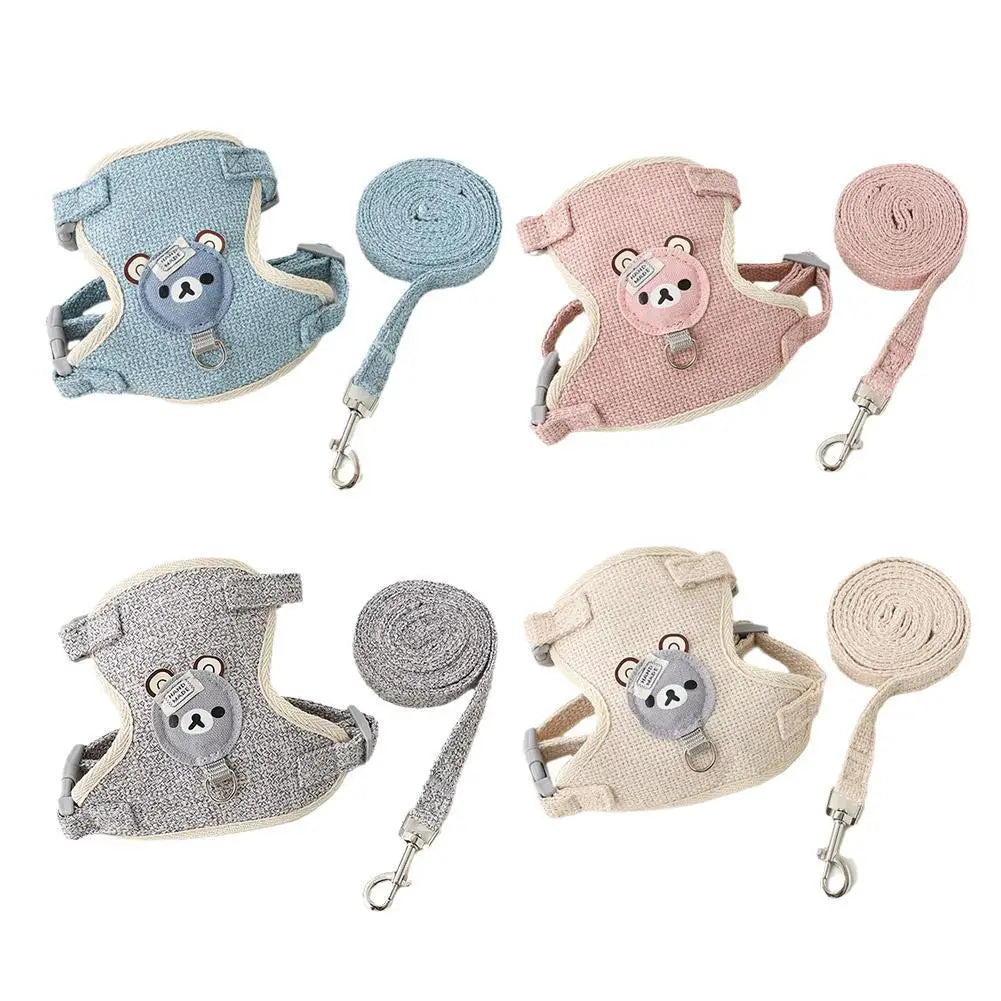 Lovely Small Pet Vest Chest Strap Dog Leash Traction Rope Walking Dog