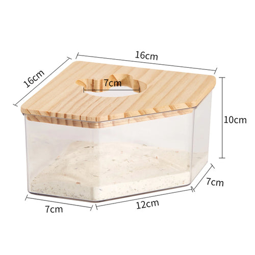 Hamster Bathroom House Clear Hamster Sand Box Bathtub Bathroom Toilet