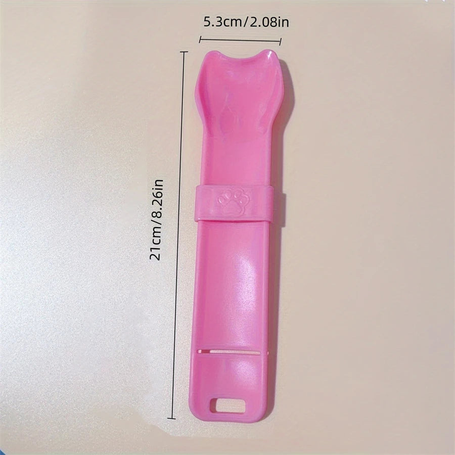 Pet Supplies Cat Strip Squeeze Spoon Cat Strip Feeder for Lickable Wet