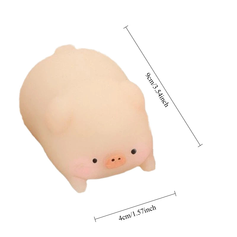 Cute Little Pink Pig Squeeze Toys Pink Piglet Stress-relieving and
