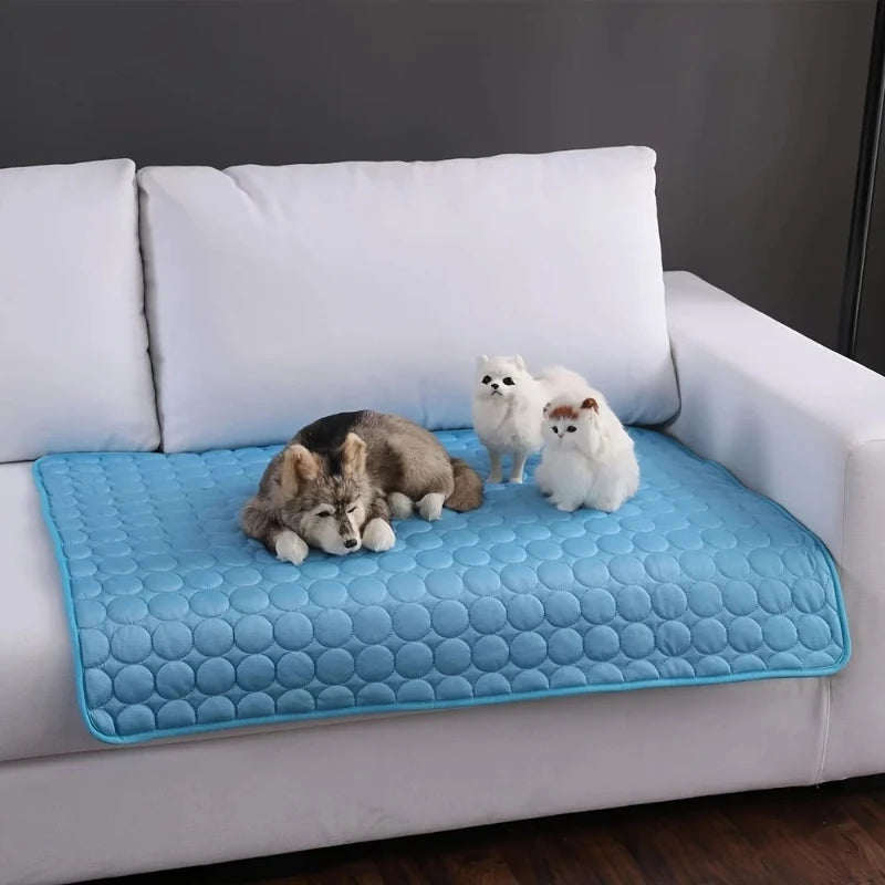 Summer Dog Cooling Mat Pet Cold Bed Extra Large for Small Big Dogs Pet
