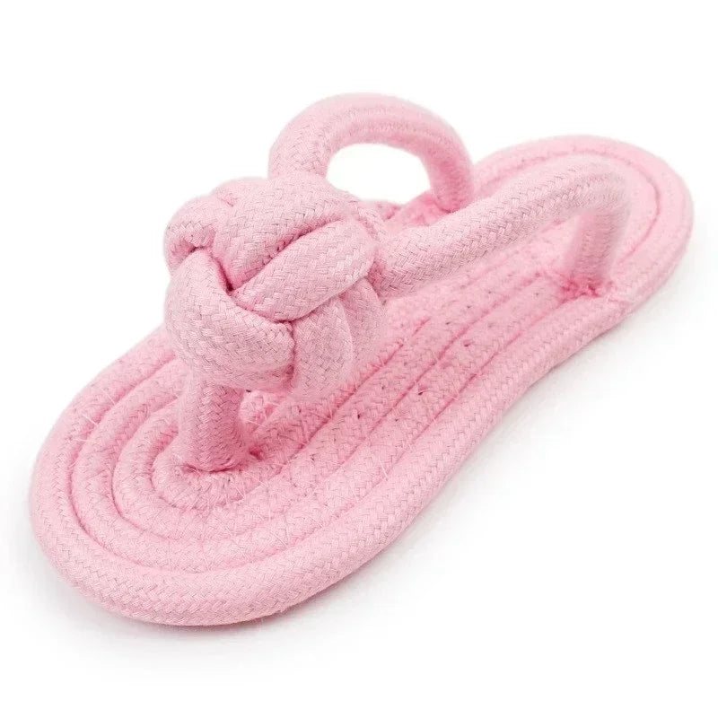 Dog Chewing Toy Cotton Slipper Rope Toy for Small Large Dogs  Pet