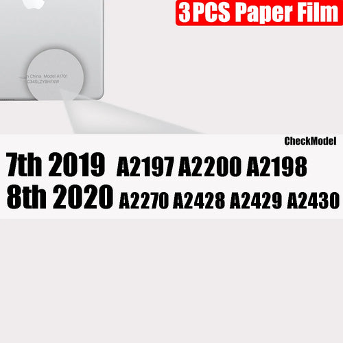 3Pcs Paper Feel Like Screen Protector For ipad 9th Generation 8 7 6