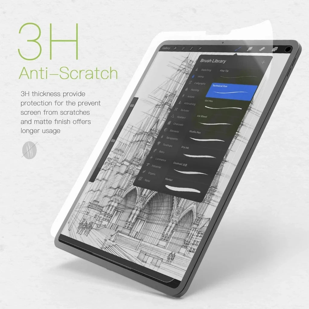 Paper Film Like Screen Protector PET For iPad 9.7 Air 2 3 10.5 Air 4 5