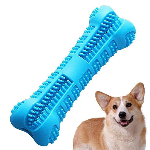 Soft Rubber Dog Toothbrushes Puppy Chew Toys Dog Brush Stick 360