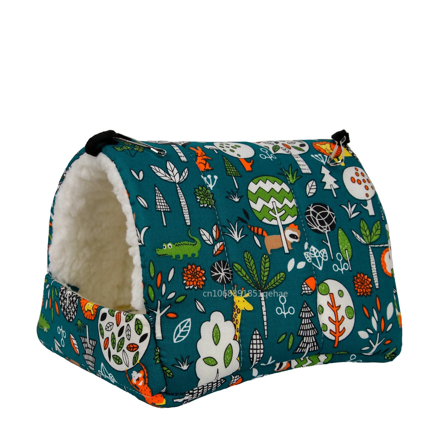 1pc Cute Print Bird Bed Mini Cage Rabbit Squirrel Mat Guinea Pig Nest
