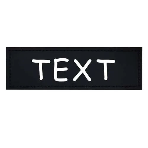 2 PCS Personalized Dog Name Labels Colorful Pattern Pet Harness Custom