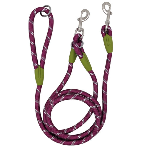 CAWAYI KENNEL Reflective Nylon Leashes Pet Dogs Chain Traction Rope