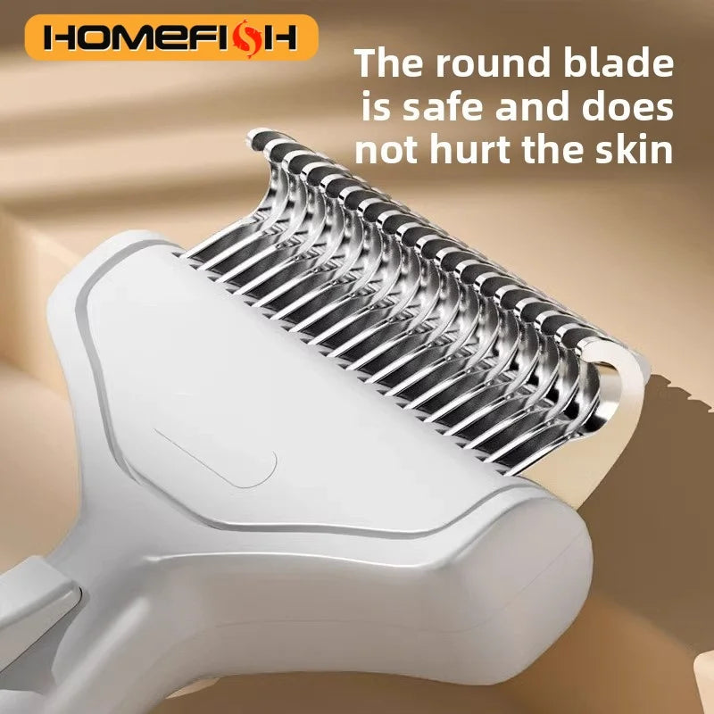 1PC Floating Stainless Steel Dog Hair Removal Brush for Long Hair