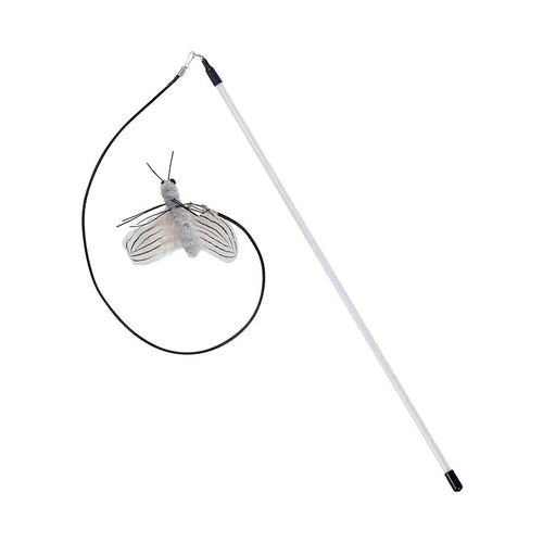 Dr.DC Teasing Cat Stick Head with or without Wire Stick Dragonfly