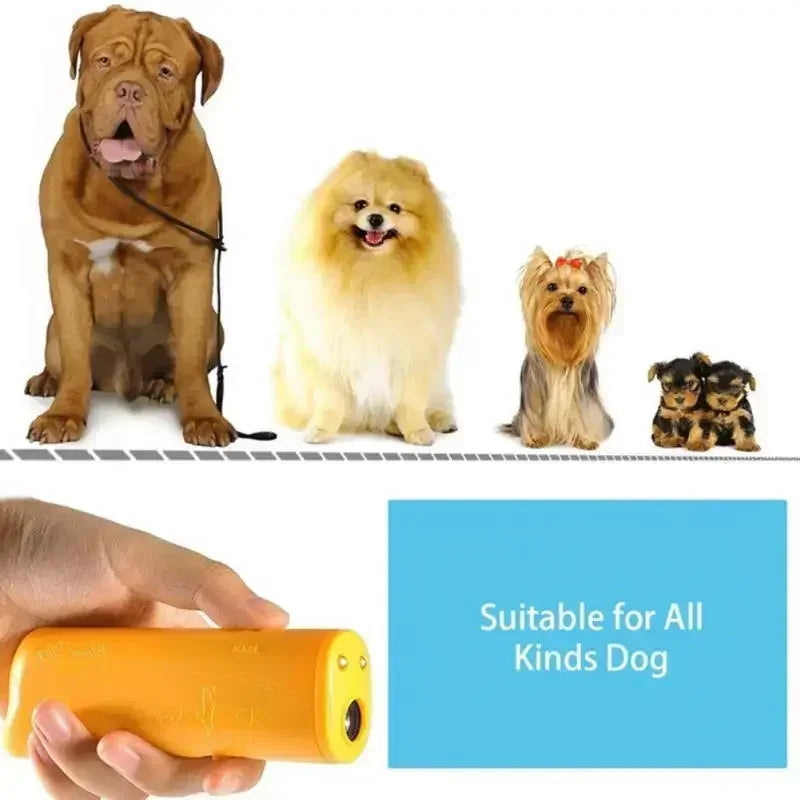 New Ultrasonic Pet Dog Repeller Anti Barking Stop Bark Training Device