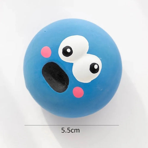 Pet Squeaky Toys Pet Ball Toys Dog Chewing Rubber Ball Cleaning Tooth