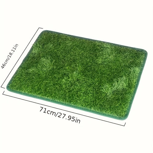 Simulation Lawn Dog Toilet Training Mat Washable Pet Urine Mat Dog