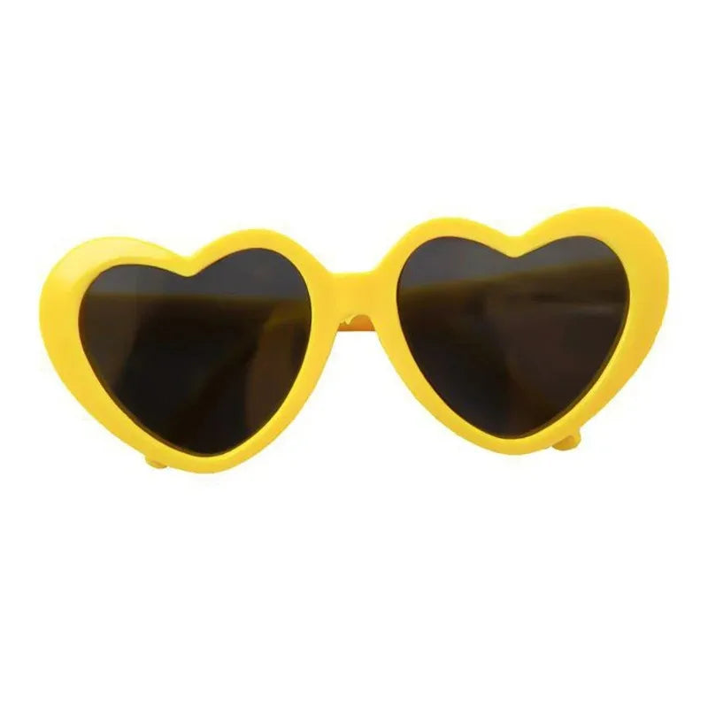 Dog Pet Glasses cute Pet Christmas funny Glasses heart-shaped Cat