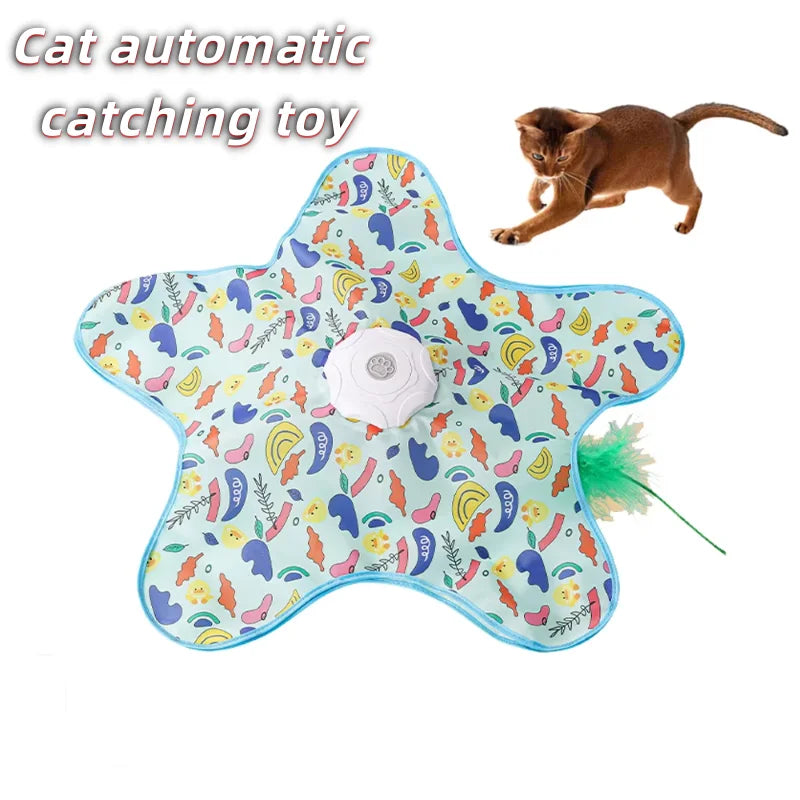 Electric cat turntable pet toy self-stimulating and relieving boredom