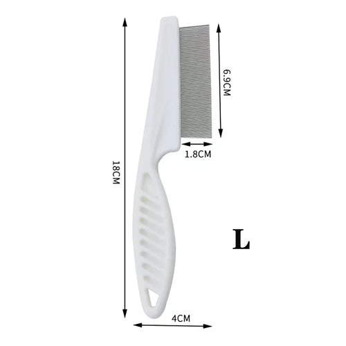 1Pcs Pet Flea Comb Cat/Dog Beauty Comb Stainless Steel Portable Pet
