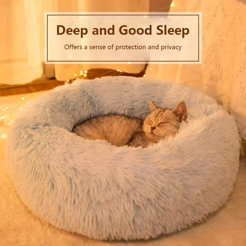 40-70cm Home Plush Pet Nest Super Soft Warm Detachable and Washable