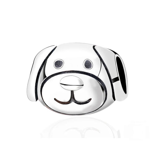 Original 925 Sterling Silver Charms Love Pets Dog Cat Paw Print