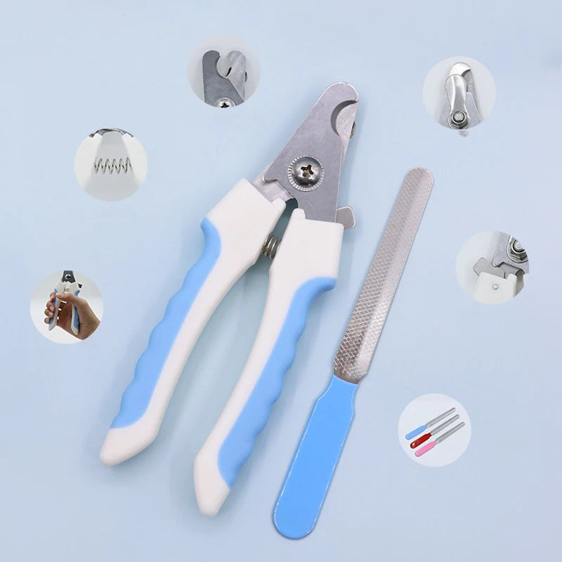 Pet Nail Clippers Pet Dog Cat Grooming Nail Scissors Stainless Steel