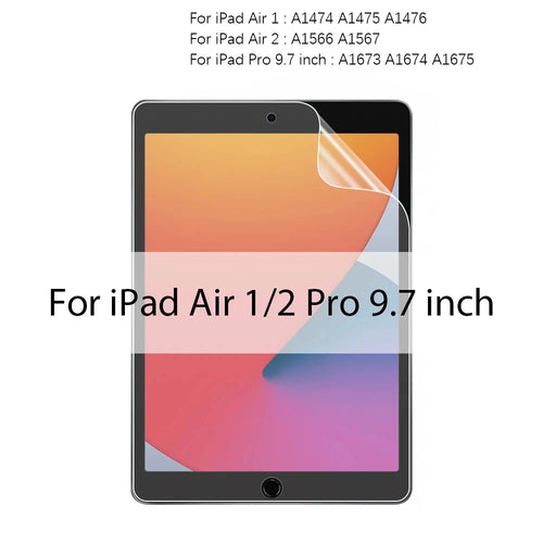 Paper Film Like Screen Protector PET For iPad 9.7 Air 2 3 10.5 Air 4 5