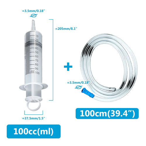 Multifunction 100ml-550ml Syringe Large Capacity With 100cm Hose Pump