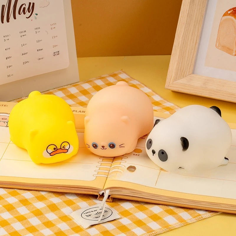 Funny Pulling Pets Squishy Toy Puppy Piggy Stretchy Animal Stress
