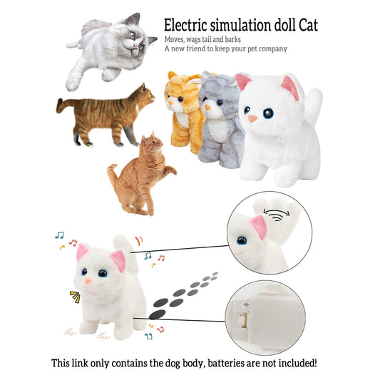 Pet Companion Battery Operated Toy Plush  pet electronic interactive