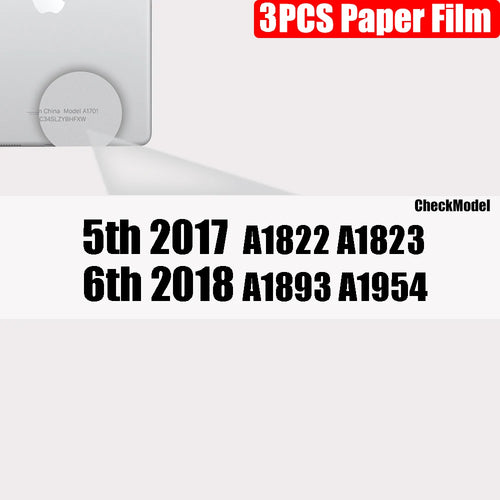 3Pcs Paper Feel Like Screen Protector For ipad 9th Generation 8 7 6
