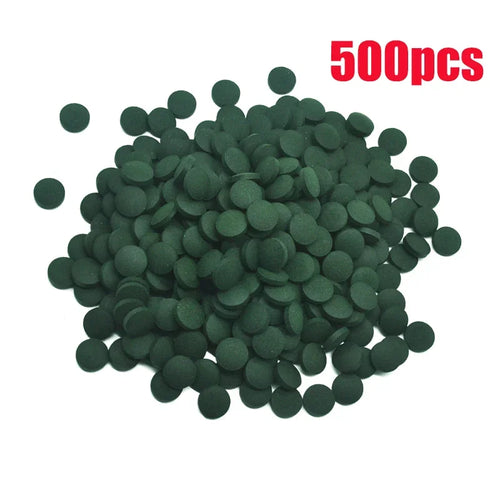 100pcs High Purity Spirulina Tablets Spiral Seaweed Enrichment