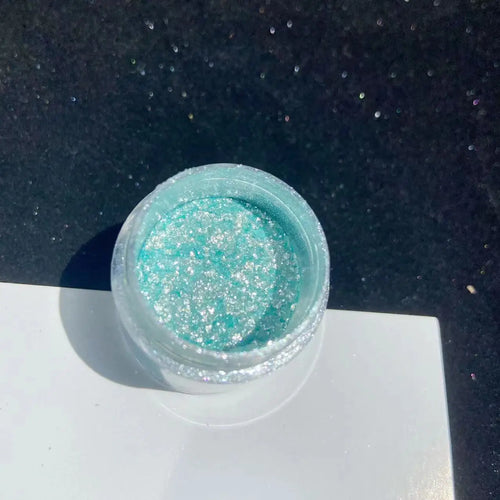 10Colors Sparkly Nail Glitter Powder Rainbow Crystal Diamond Pigment