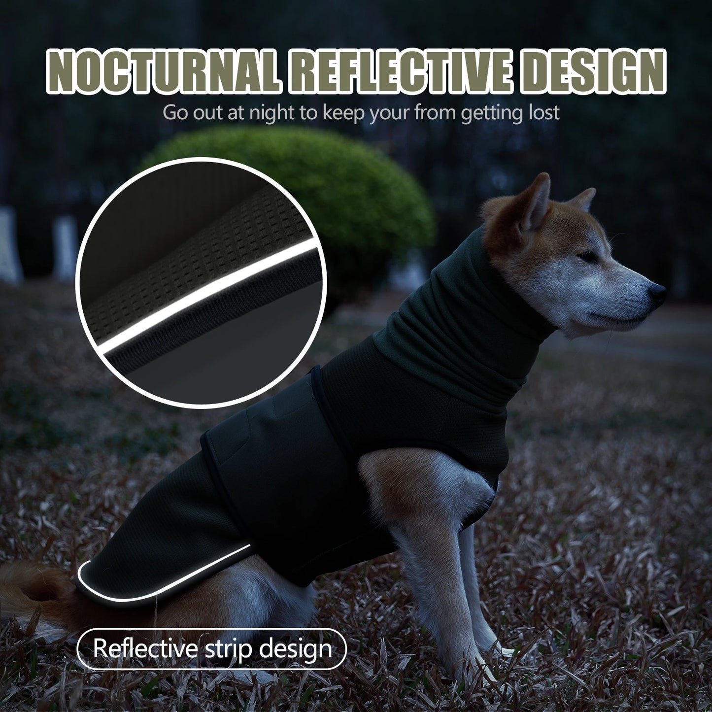 Dog Anxiety Vest and Coat-Keep Pet Calm, Dog Jacket for Thunder,
