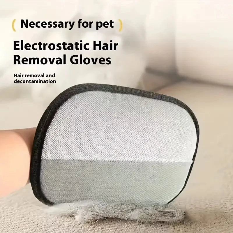 Pet Hair Remover Portable Washable Clothes Hair Dehairing Gloves Pet