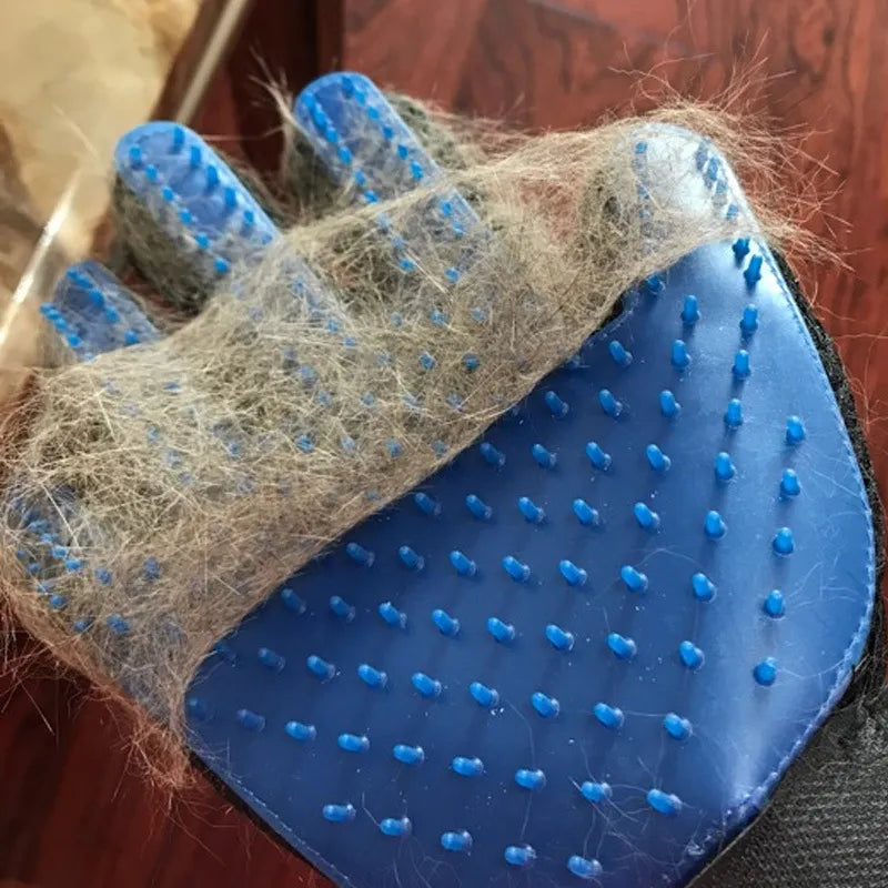1PC Cat Hair Remove Gloves Rubber Pet Beauty Cleaning Grooming